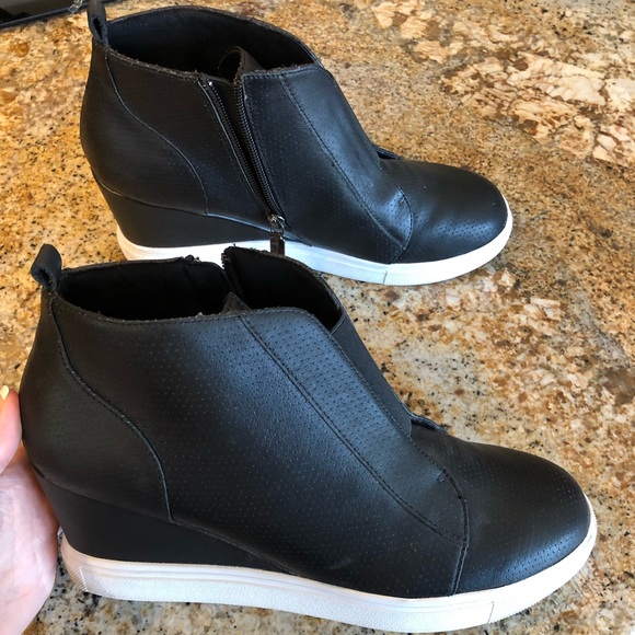 waterproof wedge sneakers